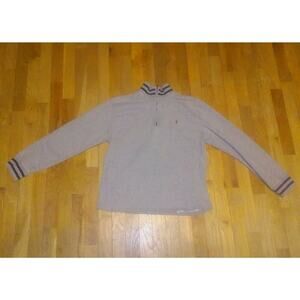 Polo Ralph Lauren Youth Sweater Jacket Grey/Blue Zip Cotton Size XL 20